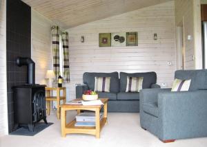 A seating area at Wighill Manor Lodges 
