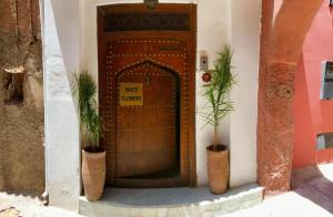 Exteriér nebo vchod ubytování Riad white flowers