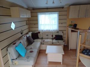 Χώρος καθιστικού στο Camping le Bois Jahan