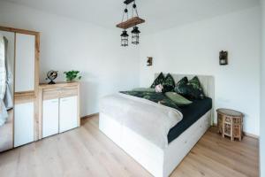 Postel nebo postele na pokoji v ubytování Villa Waidblick