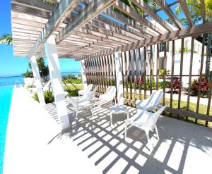 Rõdu või terrass majutusasutuses GAIA Lodge seaside +23 fotot