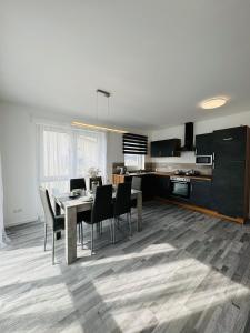 Kuchyň nebo kuchyňský kout v ubytování Apartment Weikersheim IV
