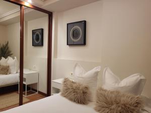 Postel nebo postele na pokoji v ubytování Hotel Celta