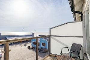 Balkón nebo terasa v ubytování Hotell Hamnen