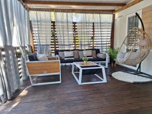 Część wypoczynkowa w obiekcie Mobile home Blue Lagoon 785