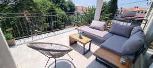 Balkón nebo terasa v ubytování Villa Mediterranea - Apartments