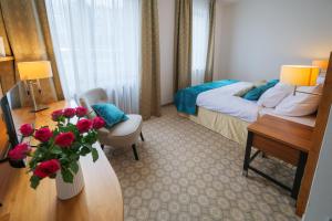 Hotel Silenzio客房内的一张或多张床位