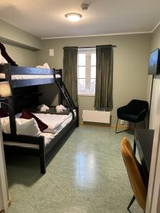 Letto o letti in una camera di Tune Hotell Sarpsborg