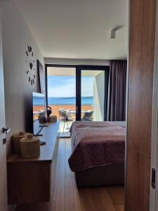 Ένα ή περισσότερα κρεβάτια σε δωμάτιο στο SAN Baška Voda - Garage included