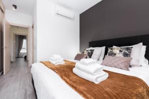 Postel nebo postele na pokoji v ubytování 56 Pueblo Majorero + 44 fotografií