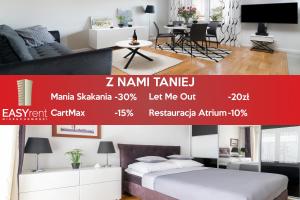 Televízia a/alebo spoločenská miestnosť v ubytovaní EASY RENT Apartments - RAYSKIEGO