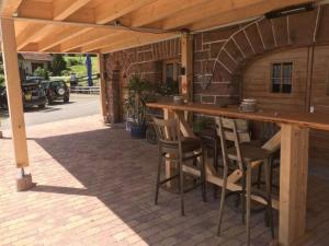 Patio nebo venkovní prostory v ubytování Äckerhof