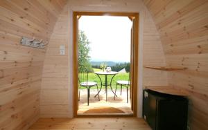 Balkón nebo terasa v ubytování Äckerhof