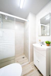 Baðherbergi á OLD CITY Ultracentral Calea Victoriei