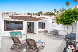 Balkón nebo terasa v ubytování Haciendas Village Tenerife
