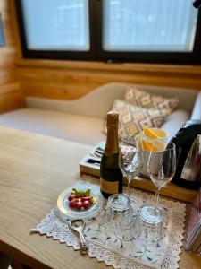 Nápoje v ubytování d'ARTEmisia Chambres d'hôtes