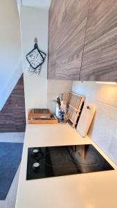 Tivat lovely cosy studio tesisinde mutfak veya mini mutfak