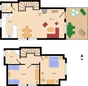 Gallery image of Doppelhaushaelfte-Klatschmohn in Presen