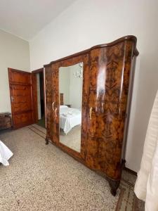 Katil atau katil-katil dalam bilik di La tua casa a due passi dal mare