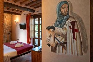 Postel nebo postele na pokoji v ubytování Castello dei Templari + 37 fotografií