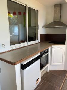 Cucina o angolo cottura di Sur La Mer - Appartement Deux chambres à Schoelcher