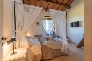 Agriturismo - La Campagna di San Francesco的电视和/或娱乐中心