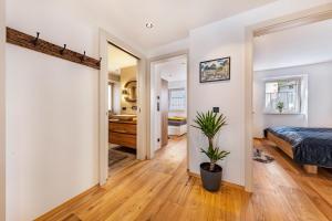 Postel nebo postele na pokoji v ubytování J N Appartement Spritzenhaus