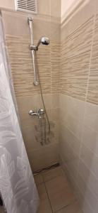 科切維的住宿－Deteljica，浴室内带软管的淋浴