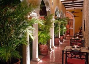 Restaurace v ubytování Hotel Hacienda Mérida