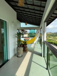 Balcon ou terrasse dans l'établissement Casa com Vista para o Vale!