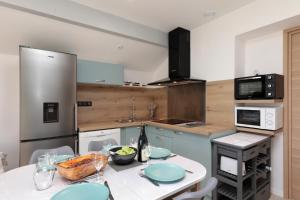 Dapur atau dapur kecil di le refuge des grands coeurs