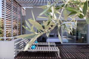 Parveke tai terassi majoituspaikassa Brasil Suites Boutique Hotel