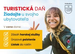 a woman is making a peace sign with her hand at Drevenica u Vlada in Hrabušice