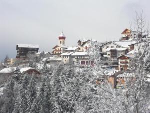 L'établissement Garni Sonneck en hiver