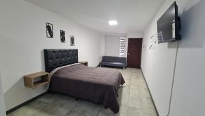 Ένα ή περισσότερα κρεβάτια σε δωμάτιο στο Monoambiente nuevo