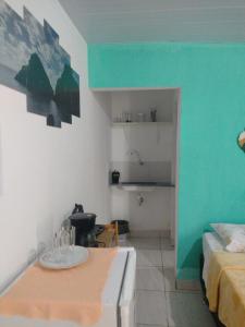 Kuchyň nebo kuchyňský kout v ubytování Casa Noronha Tropical