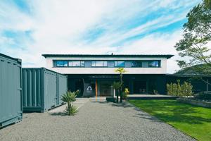 Casa moderna con entrada grande en kagelow Mt.Fuji Hostel Kawaguchiko, en Fujikawaguchiko