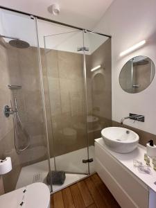 Koupelna v ubytování Palazzo Metropolis