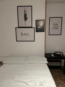 Postel nebo postele na pokoji v ubytování B&B VIA DEL CRISTO