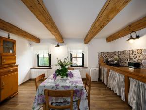 Dining area in a vendégházakat