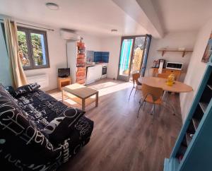 Posezení v ubytování Casa Baia Hendaye
