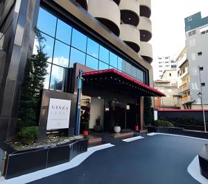 a rendering of the front of a building at Apart Acolhedor 5 pessoas Hakka Eventos, Hospitais e Feirinha in Sao Paulo