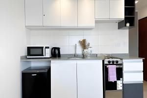 Køkken eller tekøkken på Zulú Loft, en el centro de Salta, p/ 2 personas.