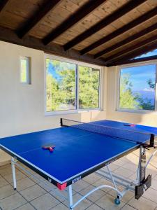 Stolní tenis v ubytování Four Seasons - The Eco Friendly Villa nebo okolí