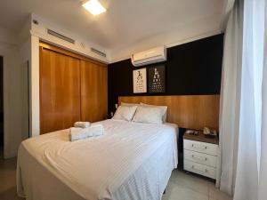 Postel nebo postele na pokoji v ubytování Hotel Privilégio Av Macuco 579 Moema São Paulo