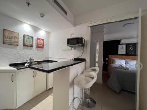 Kuchyň nebo kuchyňský kout v ubytování Hotel Privilégio Av Macuco 579 Moema São Paulo