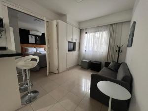 Kuchyň nebo kuchyňský kout v ubytování Hotel Privilégio Av Macuco 579 Moema São Paulo
