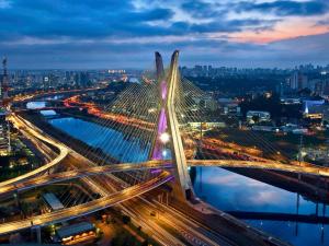 Nespecifikovaný výhled na destinaci São Paulo nebo výhled na město při pohledu z hotelu
