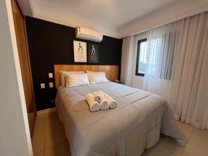 Postel nebo postele na pokoji v ubytování Hotel Privilégio Av Macuco 579 Moema São Paulo