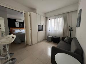 TV a/nebo společenská místnost v ubytování Hotel Privilégio Av Macuco 579 Moema São Paulo